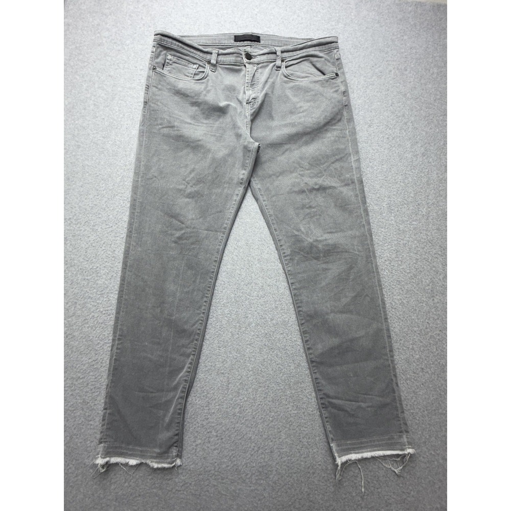 J Brand‎ Tyler Taper Jeans Mens 34x30 Gray Slim Tapered Stretch Denim Pants